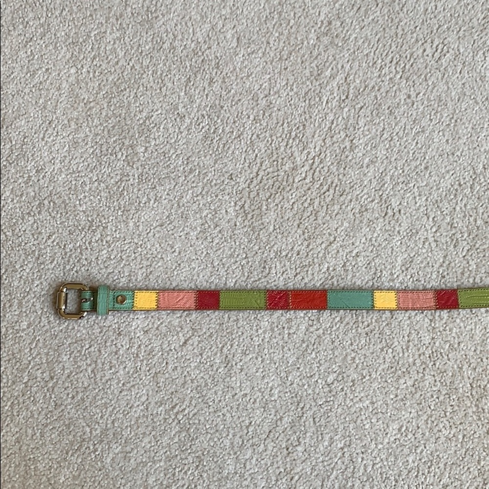 Multicolored Fossil Leather belt